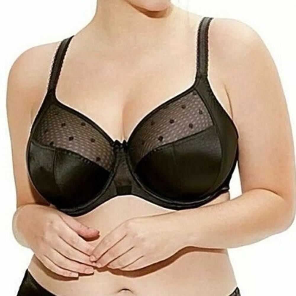 SCULPTRESSE BY PANACHE CANDI 9375 BLACK FULL CUP UNDERWIRE BRA US 40F